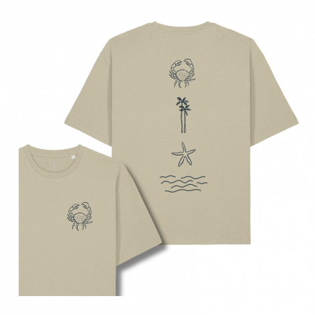 Tricouri - Tricou unisex, relaxed fit, Crab