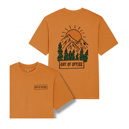 Tricouri - Tricou unisex, relaxed fit, heavy cotton, Out of office