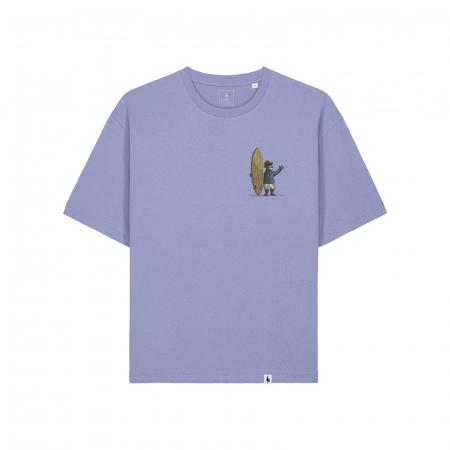Tricou unisex, relaxed fit, Old time surfing bear [1]