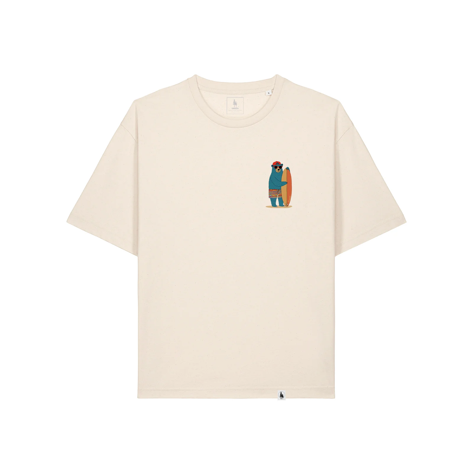 Tricou unisex, relaxed fit, S/XL, Summer time bear [1]