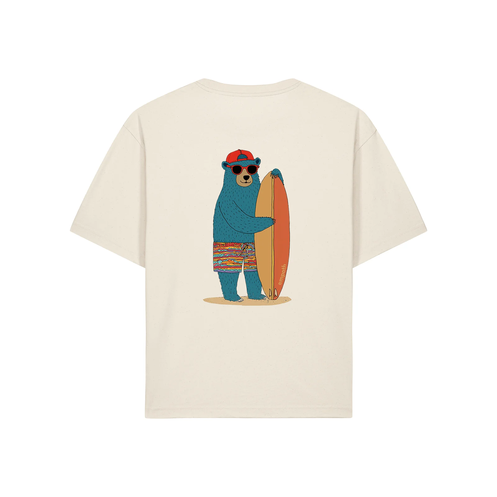 Tricou unisex, relaxed fit, S/XL, Summer time bear [2]