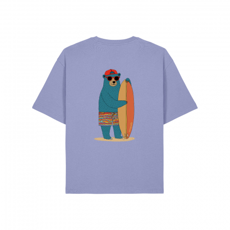 Unisex T-shirt, relaxed fit, Summer time bear [2]