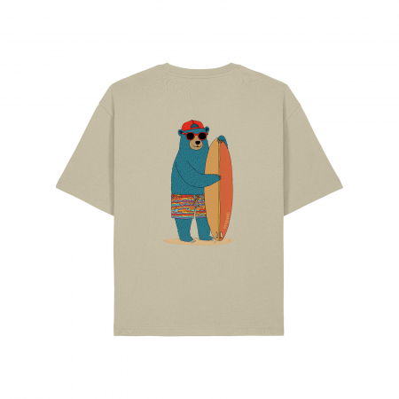 Tricou unisex, relaxed fit, S/XL, Summer time bear [2]