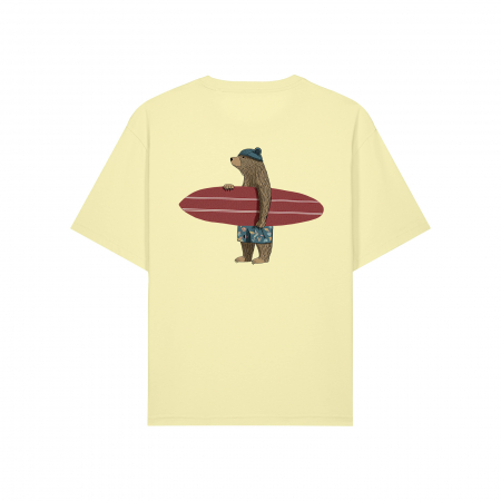 Unisex T-shirt, relaxed fit, Surfer bear [2]