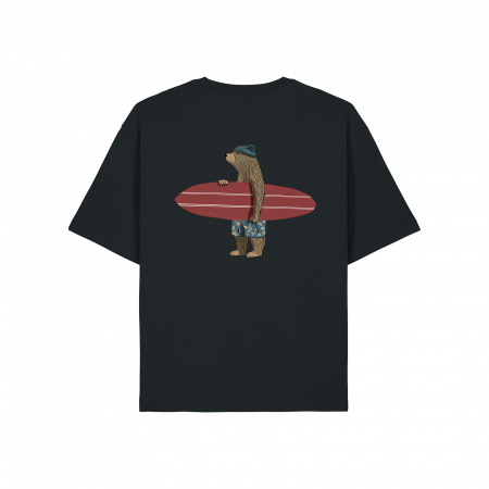 Unisex T-shirt, relaxed fit, Surfer bear [2]