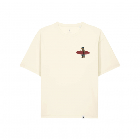 Tricou unisex, L, relaxed fit, Surfer bear [1]