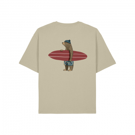 Unisex T-shirt, relaxed fit, Surfer bear [2]