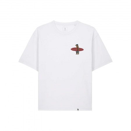 Tricou unisex, relaxed fit, Surfer bear [1]