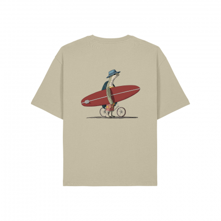Tricou unisex, relaxed fit, Turtle surfer [2]