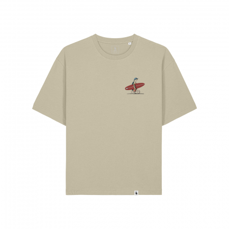 Tricou unisex, relaxed fit, Turtle surfer [1]