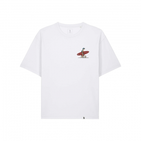 Tricou unisex, relaxed fit, Turtle surfer [1]