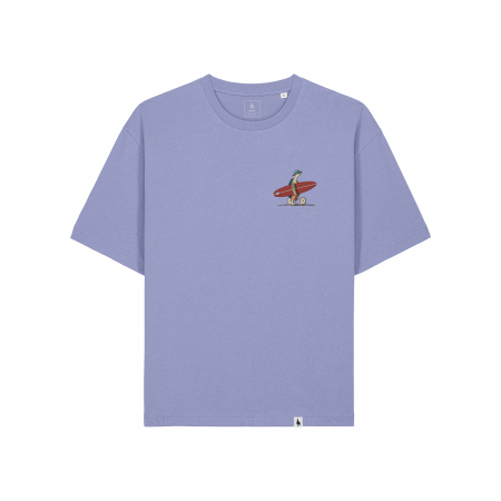 Unisex T-shirt, relaxed fit, Turtle surfer [1]