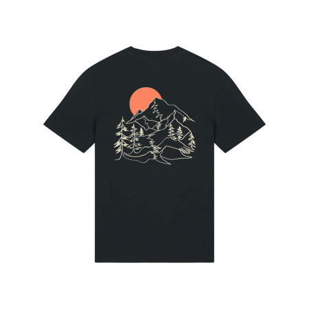 Tricou unisex, Sunset Peaks [1]