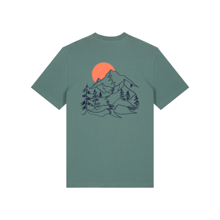 Tricou unisex, Sunset Peaks [1]