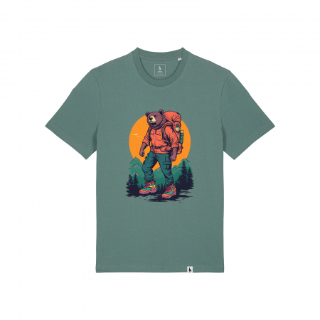 Printate & Gata de livrare - Tricou unisex, L, Trekker Bear