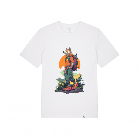 Printate & Gata de livrare - Tricou unisex, S/M, Wayfarer Fox