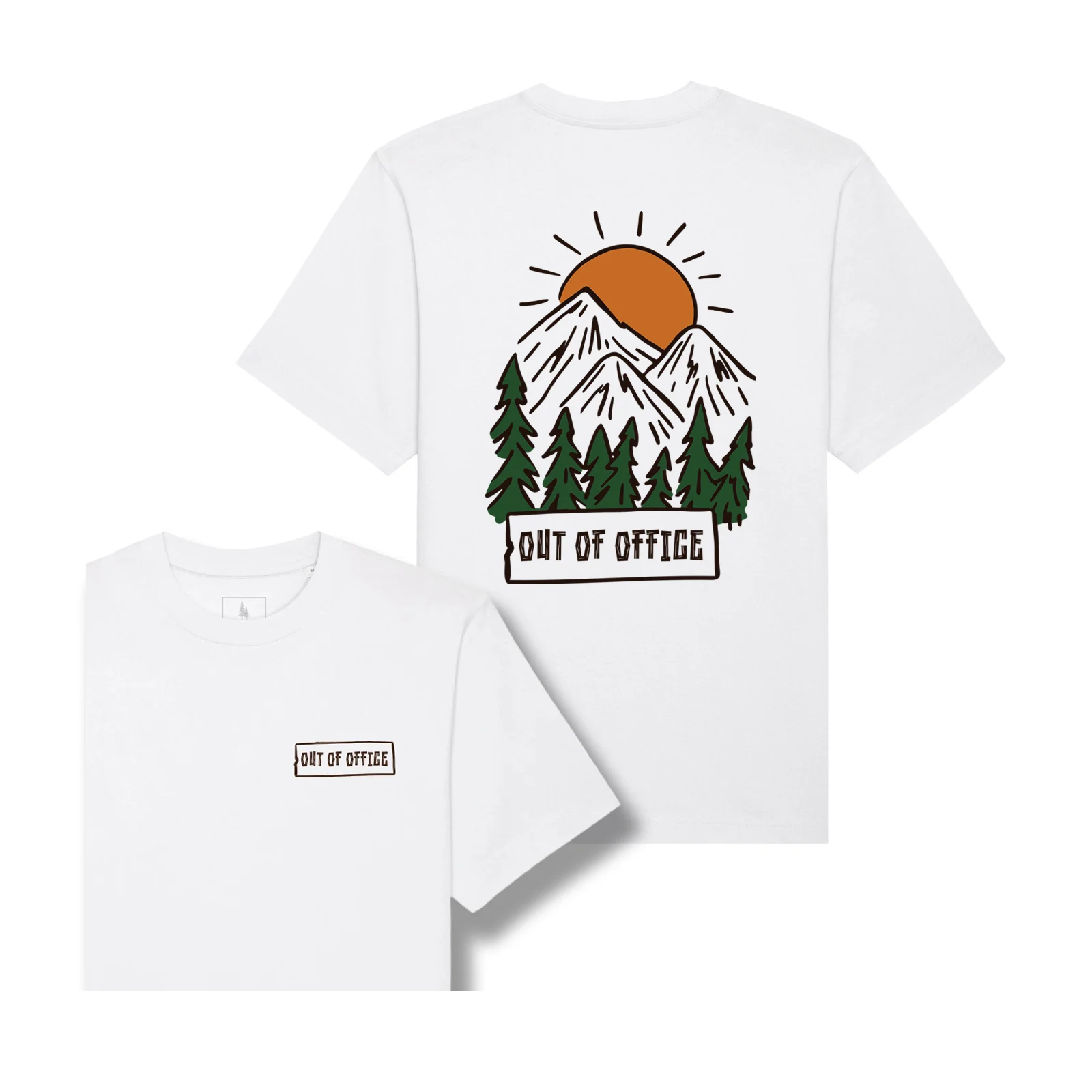 Tricou unisex, XXS/S/M/L, relaxed fit, heavy cotton, Out of office [0]