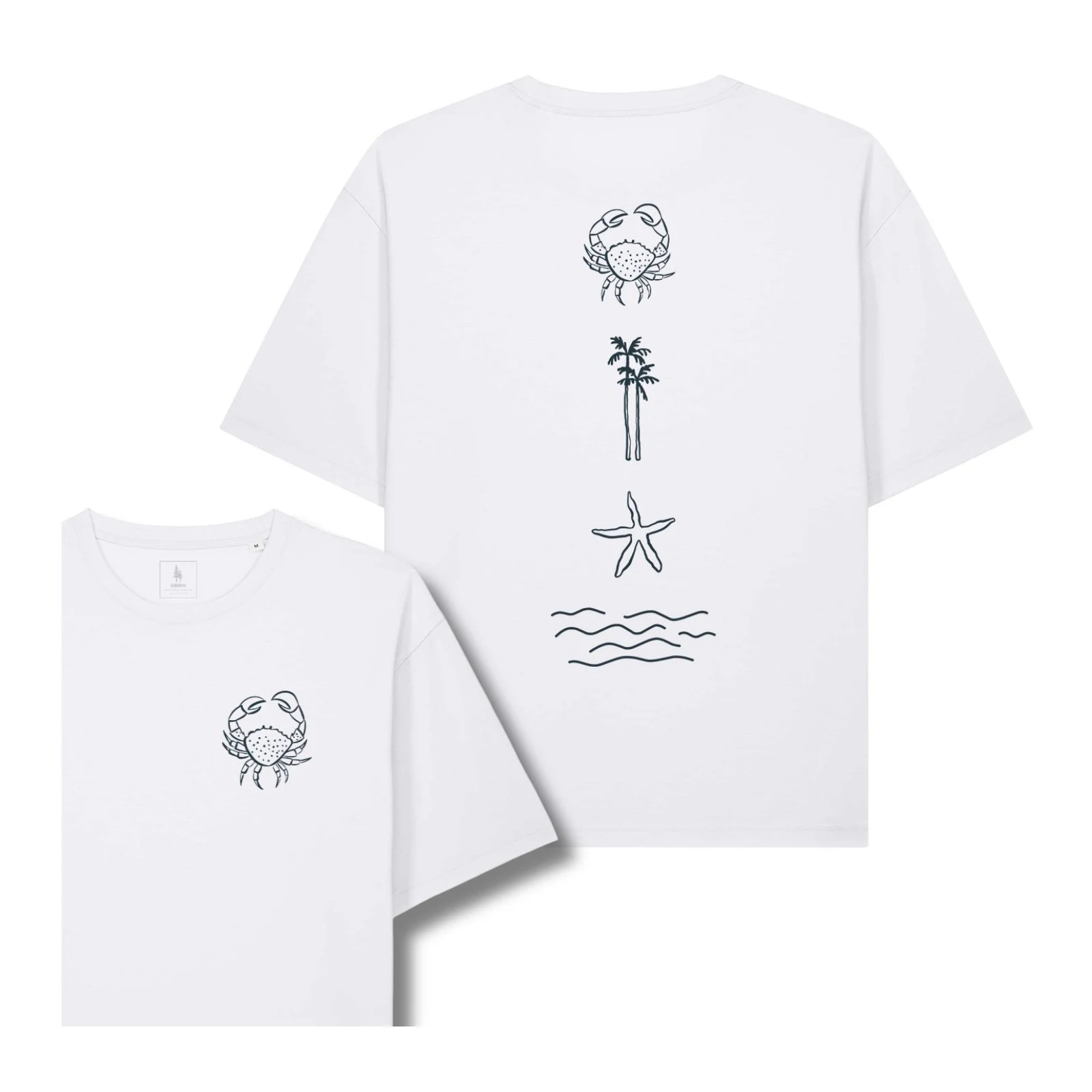 Tricou unisex, XXS/XS/S/XL, relaxed fit, Crab [0]