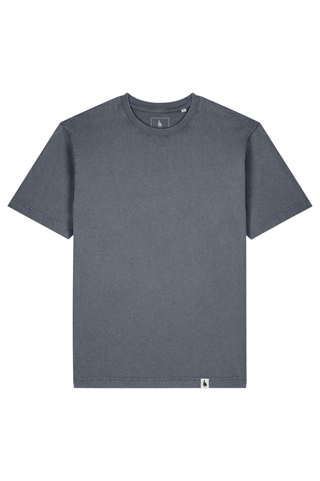Tricou unisex Friz Vintage, model simplu, heavy cotton, relaxed fit XXS, G. Dyed Anthracite