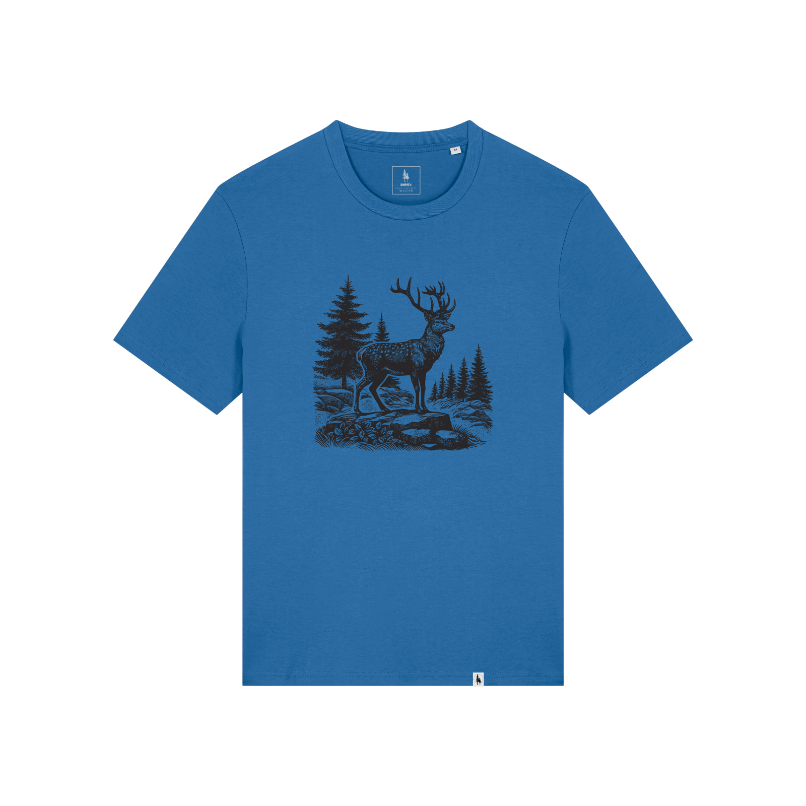 Tricou unisex, Noble Stag L, Mindful Blue