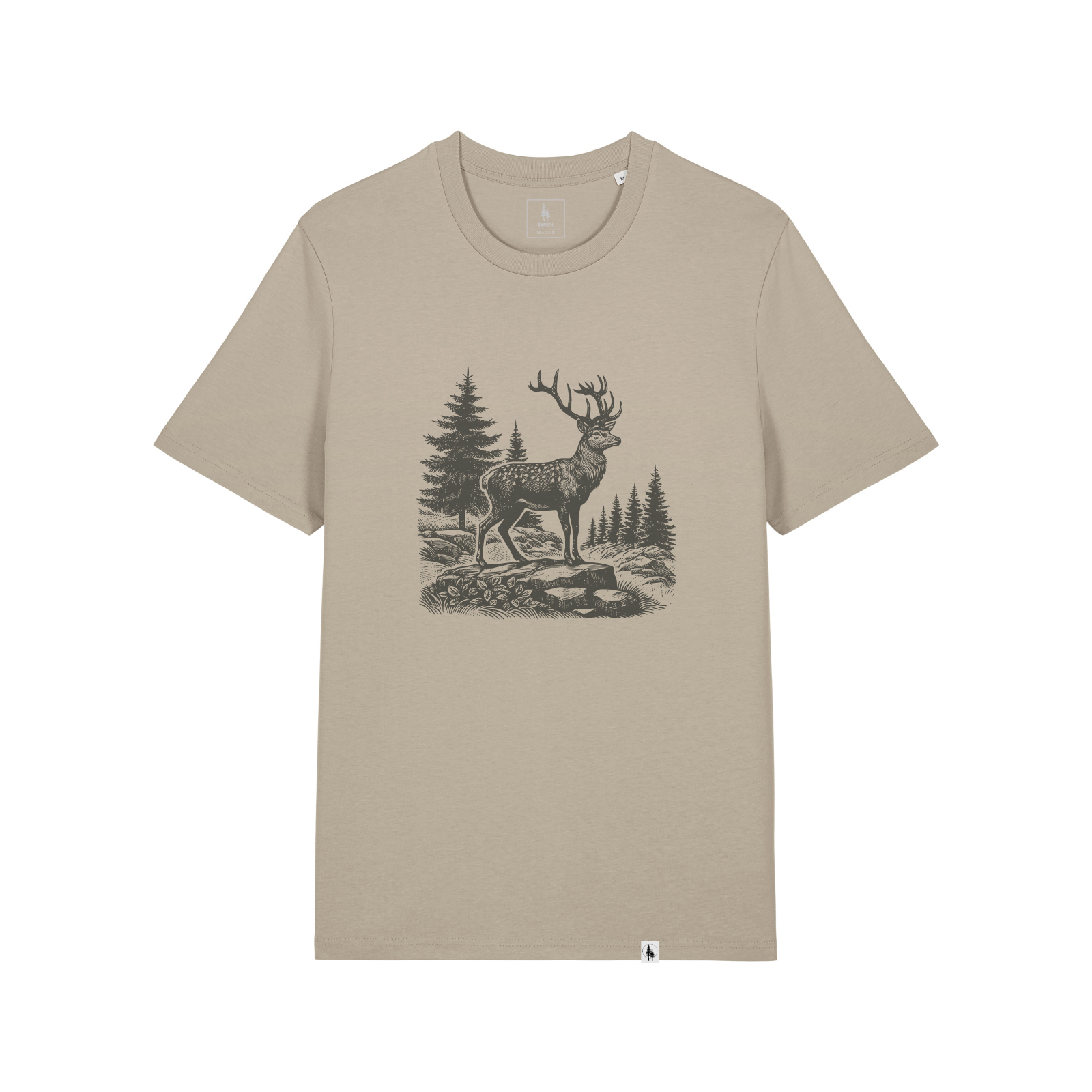 Tricou unisex, Noble Stag XS, Stone