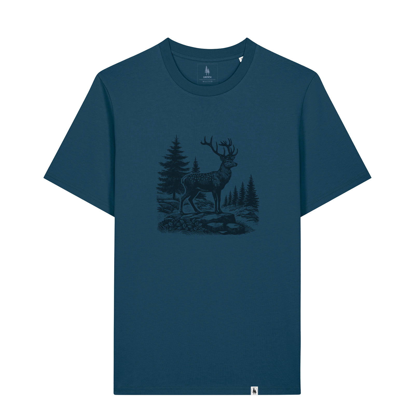 Tricou unisex, Noble Stag L, Deep Teal