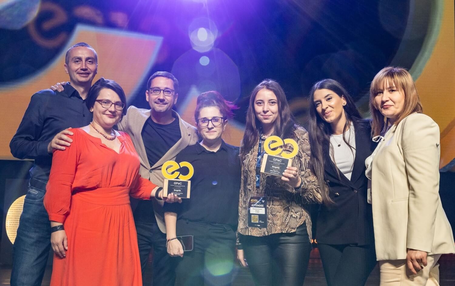 echipa Empria premiata la competitia GPeC pe scena Teatrului National