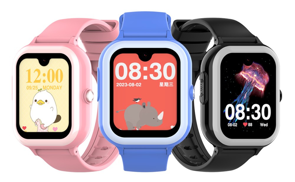 imagine de prezentare diferite culori pentru smartwatch copii
