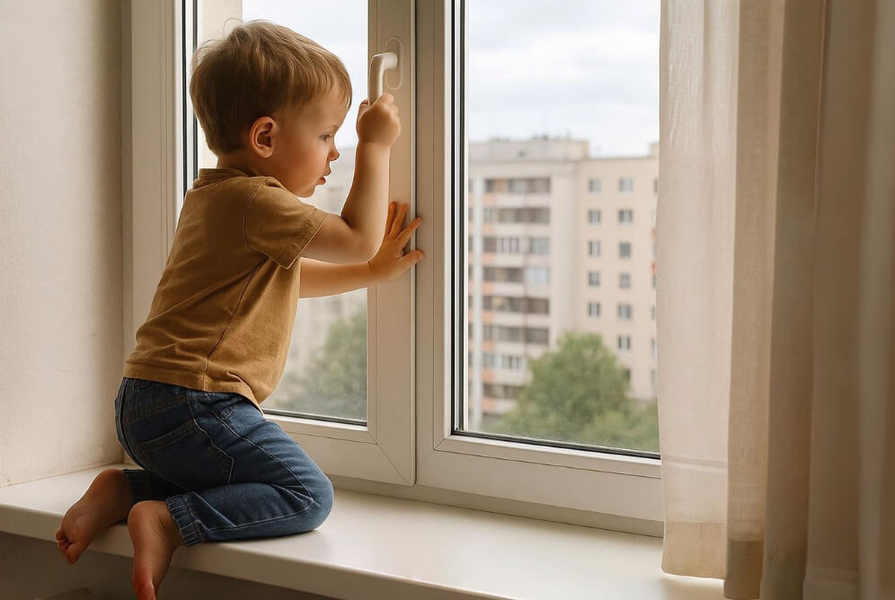 Studiu: Cele mai multe căderi ale copiilor se petrec acasă. Vezi datele complete