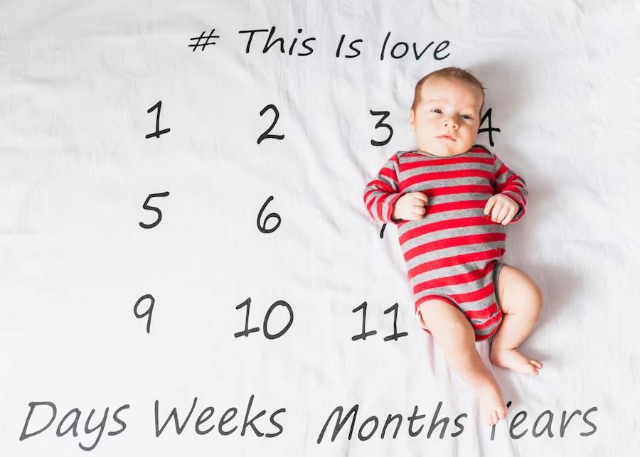 Paturica milestone. Cum celebrezi fiecare luna a bebelusului?