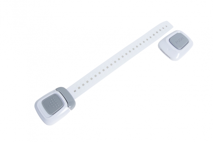 Set cu incuietoare dubla pentru usi si sertare gri, 25 cm_Empria [4]