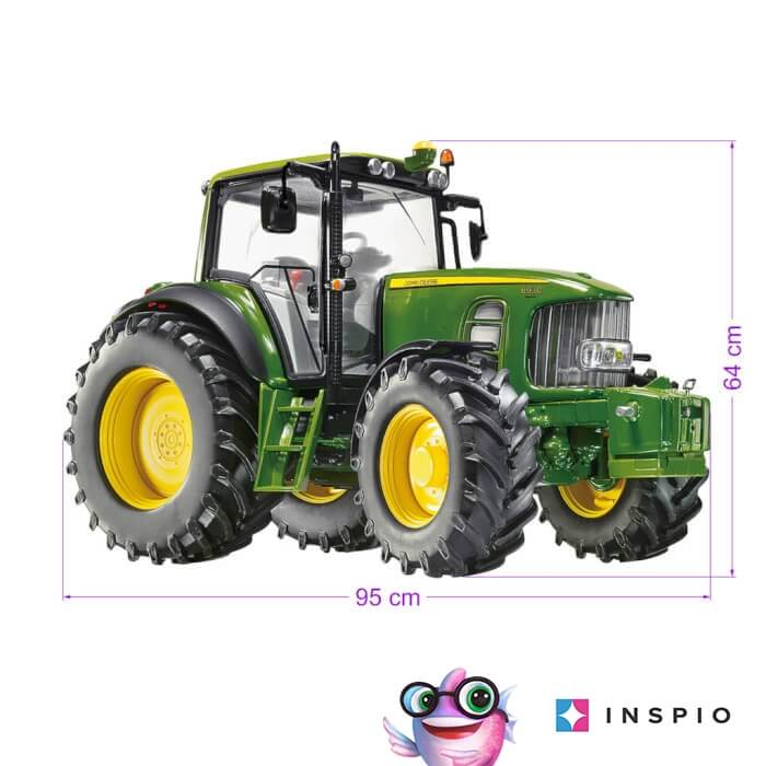 Autocolant pentru perete - Tractor,  Verde, Diverse dimensiuni [3]