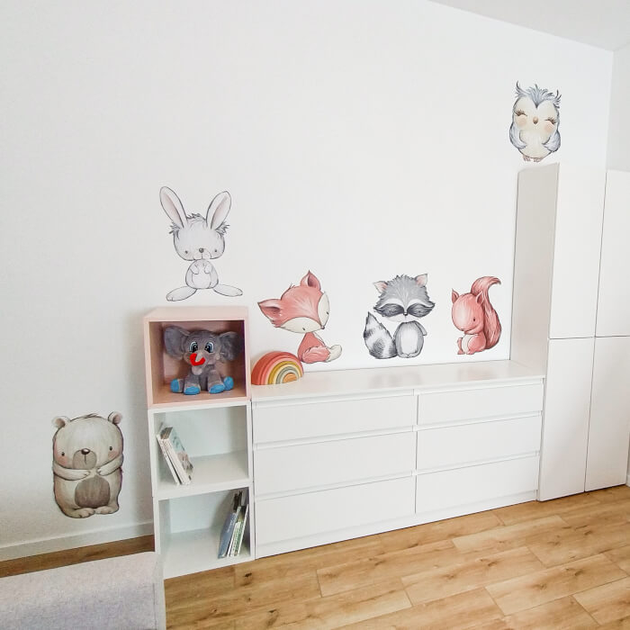 Autocolante cu animalute deasupra patutului, Diverse modele [4]
