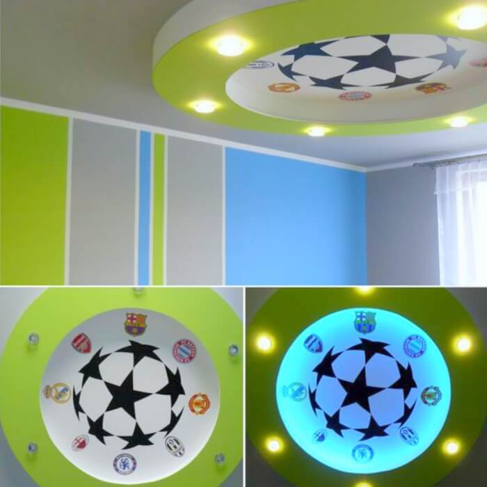 Autocolante pentru perete - Echipe de fotbal UEFA, 90 x 90 cm, Negru [4]