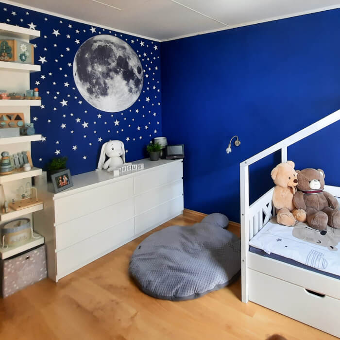 Autocolante pentru perete - Luna si stele [4]
