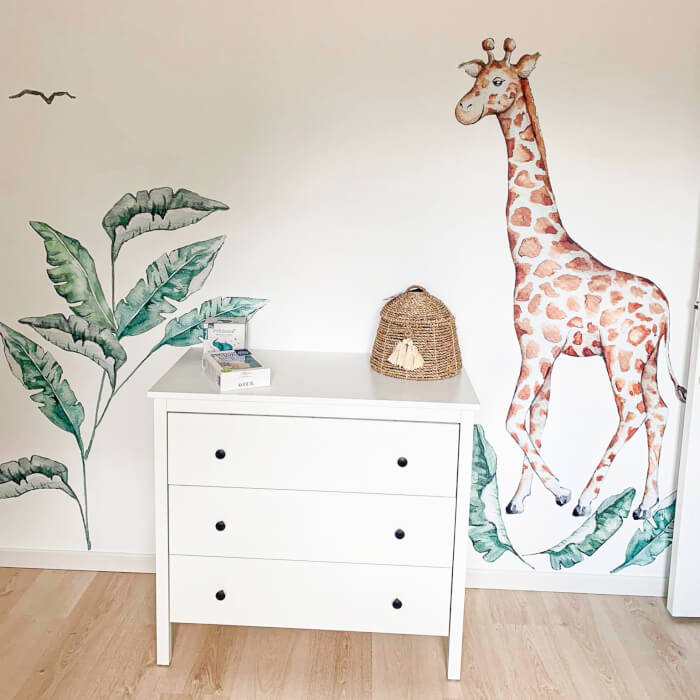 Autocolante textile - Girafa din lumea SAFARI [3]