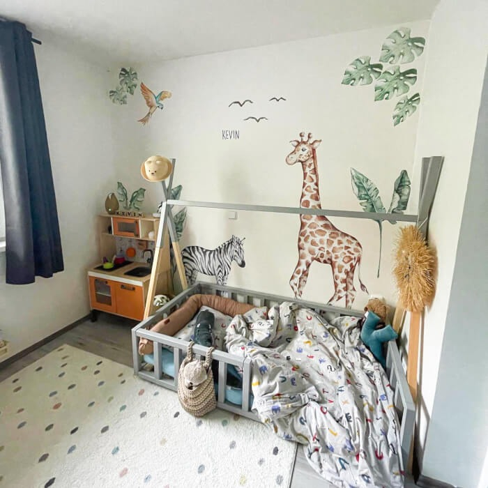 Autocolante textile - Girafa din lumea SAFARI [4]