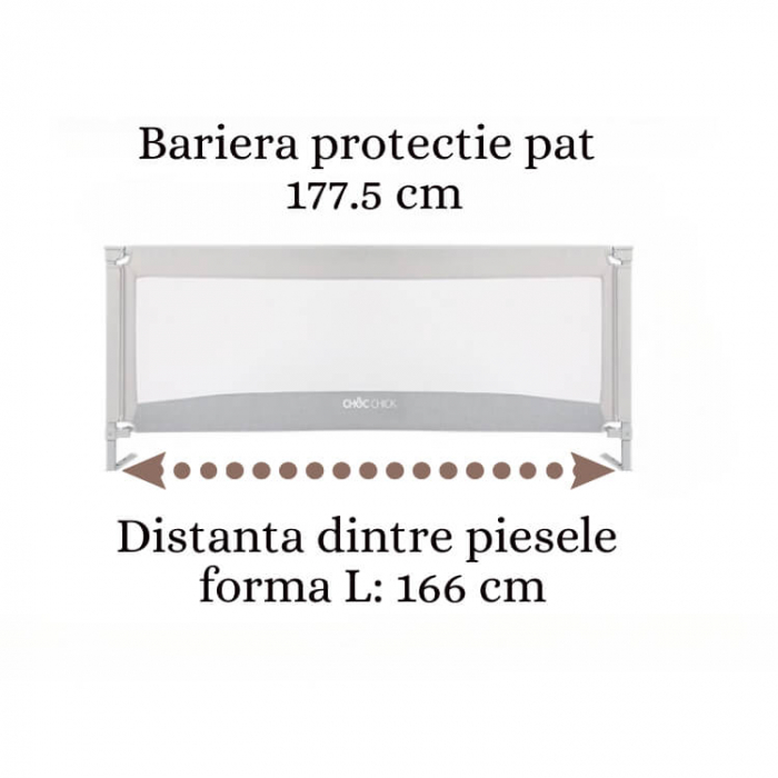 PRODUS RESIGILAT-Bariera protectie pat cu inaltime ajustabila, 75-98 cm, Diverse dimensiuni [11]