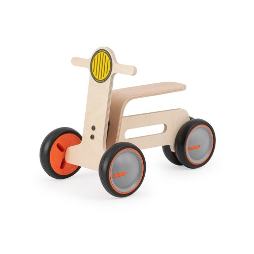 Bicicleta cu 3 roti pentru copii MamaToyz Tribike, din lemn natural, fara pedale [2]