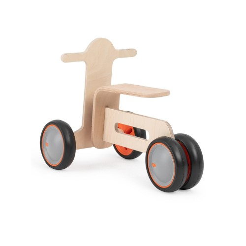 Bicicleta cu 3 roti pentru copii MamaToyz Tribike, din lemn natural, fara pedale [3]