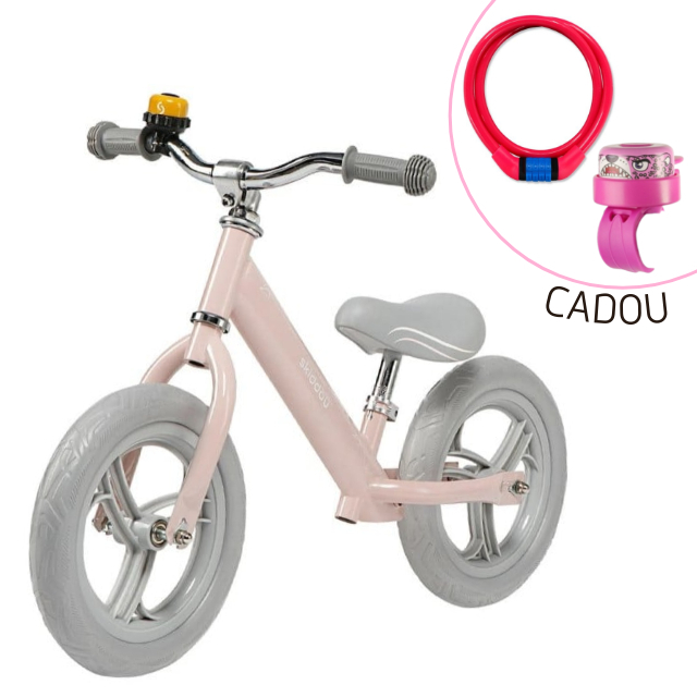 Bicicleta fara pedale Nils, Skiddou, Keep Pink, Roz