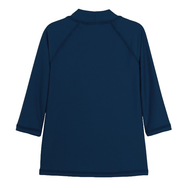 Bluza Copii Maneca Lunga, Anti-Iritatii, Protectie Soare UPF50+, Navy Jungle, Marimea 0 [2]