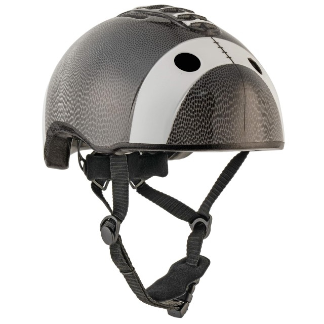 Casca bicicleta copii, dimensiune reglabila 49-55 cm, 2-7 ani, Football Negru [3]