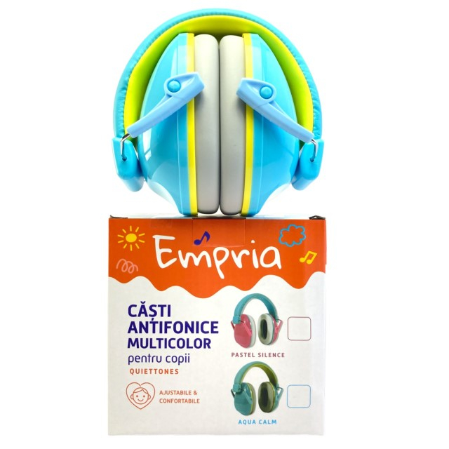 Casti antifonice pentru copii, dimensiune ajustabila, Empria, Diverse culori [7]
