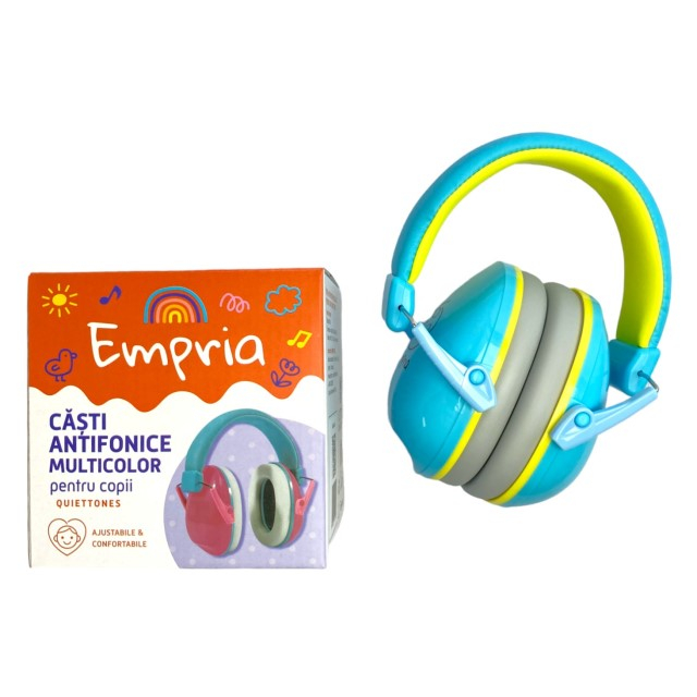 Casti antifonice pentru copii, dimensiune ajustabila, Empria, Diverse culori [17]