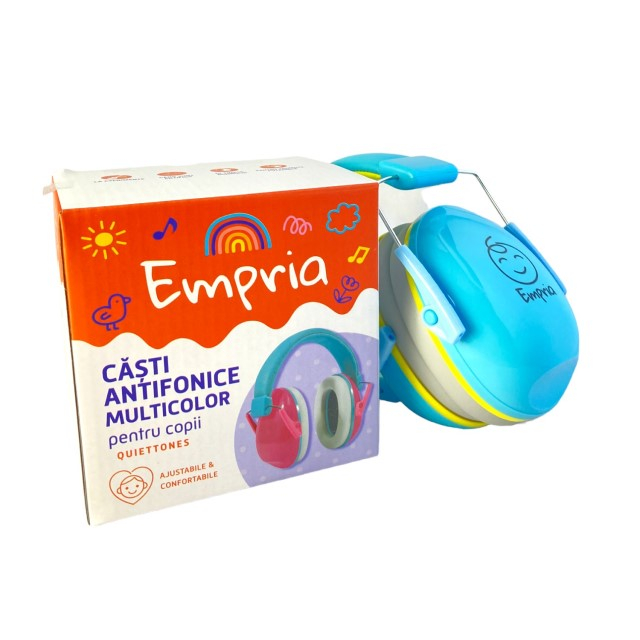 Casti antifonice pentru copii, dimensiune ajustabila, Empria, Diverse culori [9]