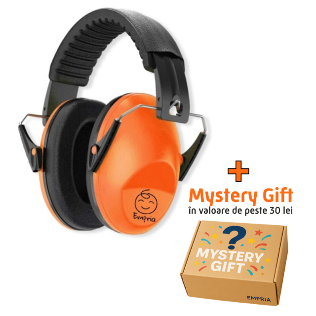 Casti Antifonice Copii CitricGlow + Mystery Gift