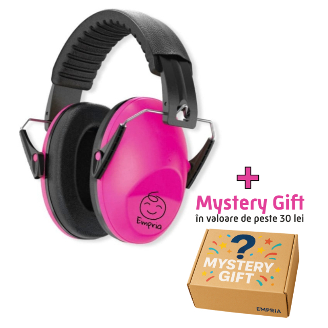 Casti Antifonice Copii PinkPulse + Mystery Gift