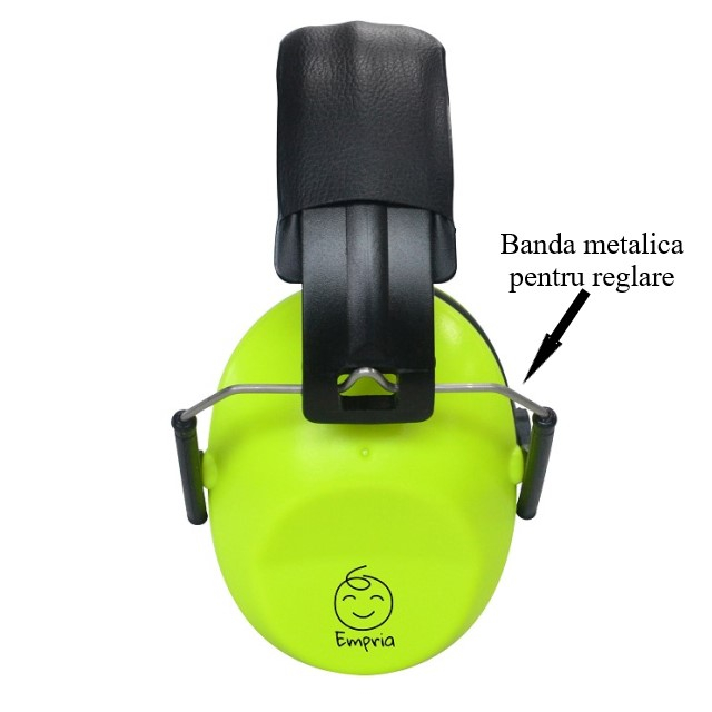 Casti antifonice pentru copii Vivid Slim, model ajustabil, Empria, Diverse culori [9]