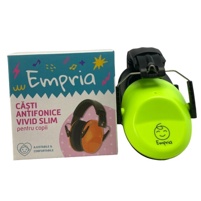 Casti antifonice pentru copii Vivid Slim, model ajustabil, Empria, Diverse culori [11]